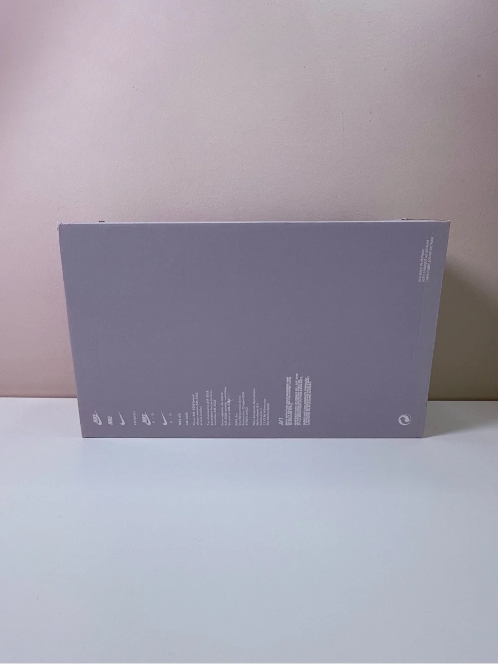 Nike Air Force 1 Gray Shoe Box Empty Replacement Storage Box with Tissue Paper